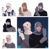 Neck Warmer Winter Glove Cap Set Korean Style Solid Beanie Apparel Accessories