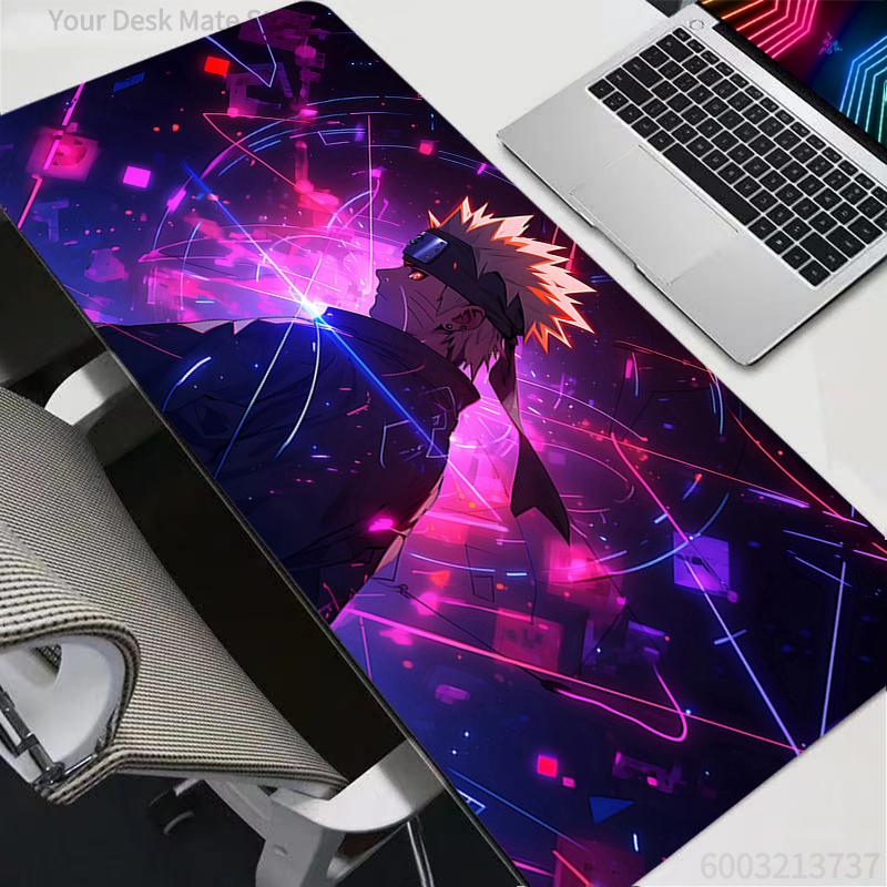 Large E-sports Mouse Pad N-Narutos Smooth Flexible Rubber Gamer Computer Keyboard For CSGO Kawaii Designed specifically Mosuepad