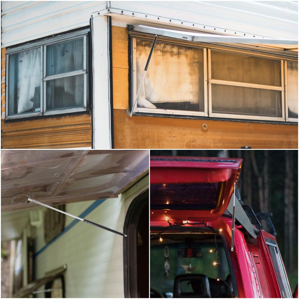 X AUTOHAUX Газовая пружина Газовый амортизатор Демпфер для подъема мебели Поддержка для автомобилей Демпфер капота Демпфер капота Грузоподъемность 60 см Замена амортизатора задней двери