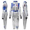 Halloween Adult Space Costume Silver Spacesuit Pilot Stray Earth Party Play Jumpsuit