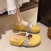 Thick-bottomed Slippers Women's Summer New Models Are Fashionable To Wear Outside, and the Inner Height Is Increased. Baotou Tow