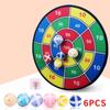 Cloth Dart Board Target Cartoon Pattern Education Toy Cute Sticky Ball Toy  Pitching Game