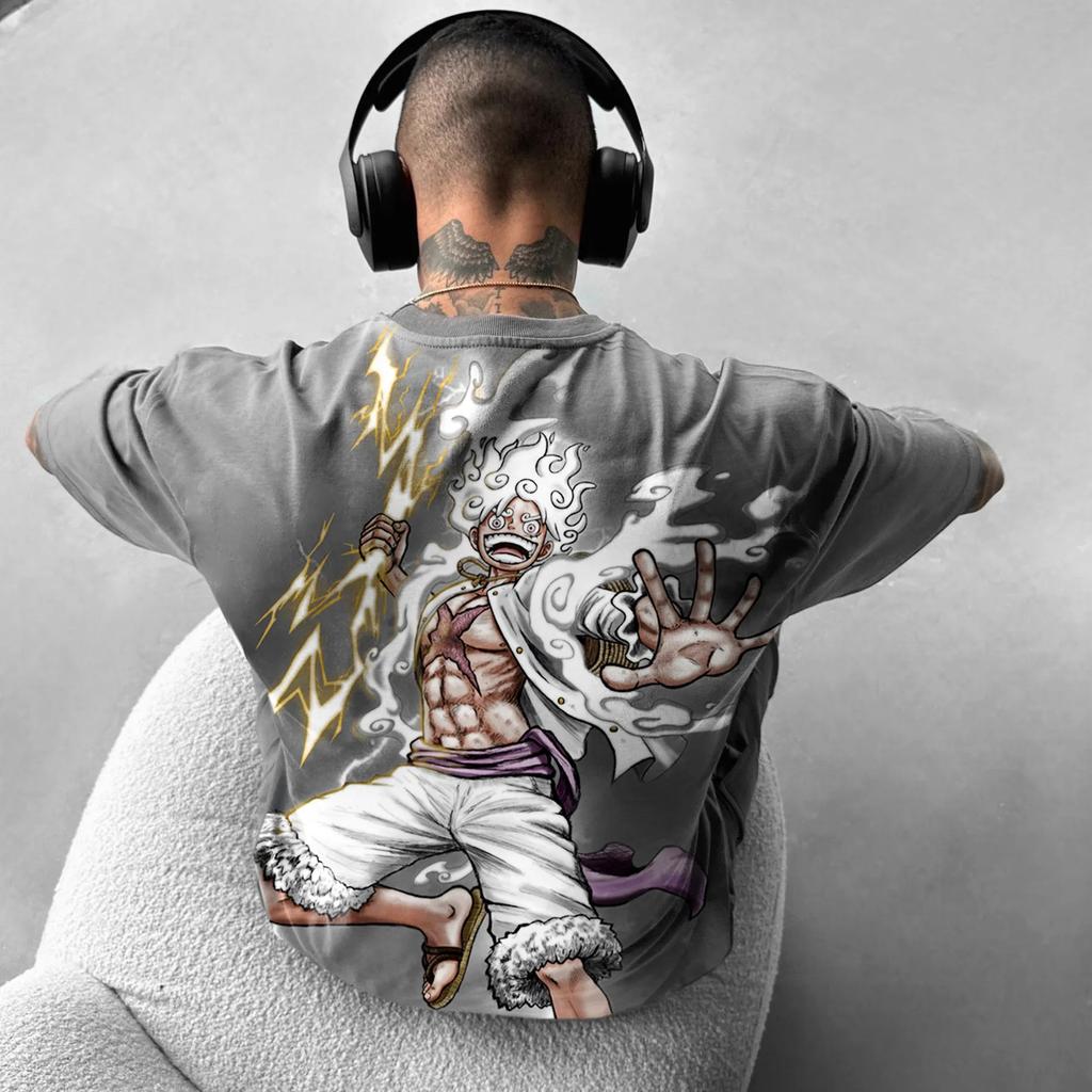 Новейшие принтованные мужские и женские футболки с аниме One Piece для детей, модные повседневные топы с коротким рукавом