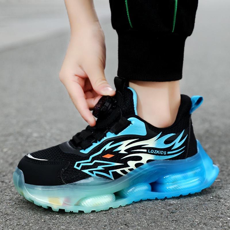 Rotating Zhongda 2025 Sports Boys Sneakers Shoes New Boys and Children Spring and Autumn Boys Spring Children