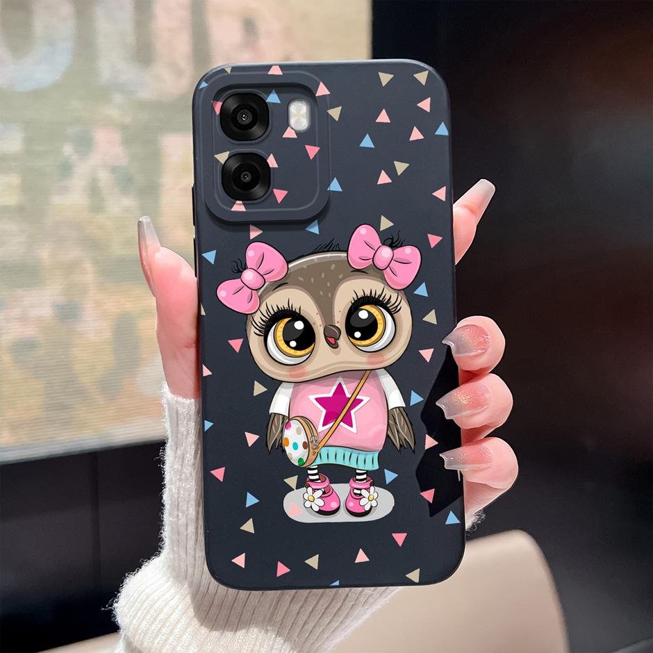 Чехол для Oppo A6 A6x A6s 4G 5G Милый Мультяшный Кот Мягкий Силиконовый Защитный Бампер Чехол для OppoA6 OppoA6x A6s Защита от Царапин Fundas