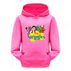 5749 Детская толстовка с капюшоном для мальчиков и девочек, с принтом The Wiggles, карманом, длинными рукавами