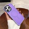 Black Frame Matte Skin Magnetic Phone Case Simple for Apple Phone Protective Case Cute Magsafe Protective Case