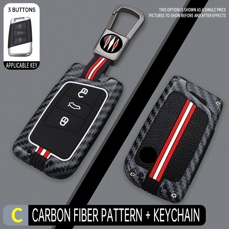 Чехол-брелок для ключа автомобиля Для Vw Volkswagen Magotan Magotan Gte Passat B6 B7 B8 Cc Arteon Для Skoda Fabia Superb A7 Kodiaq