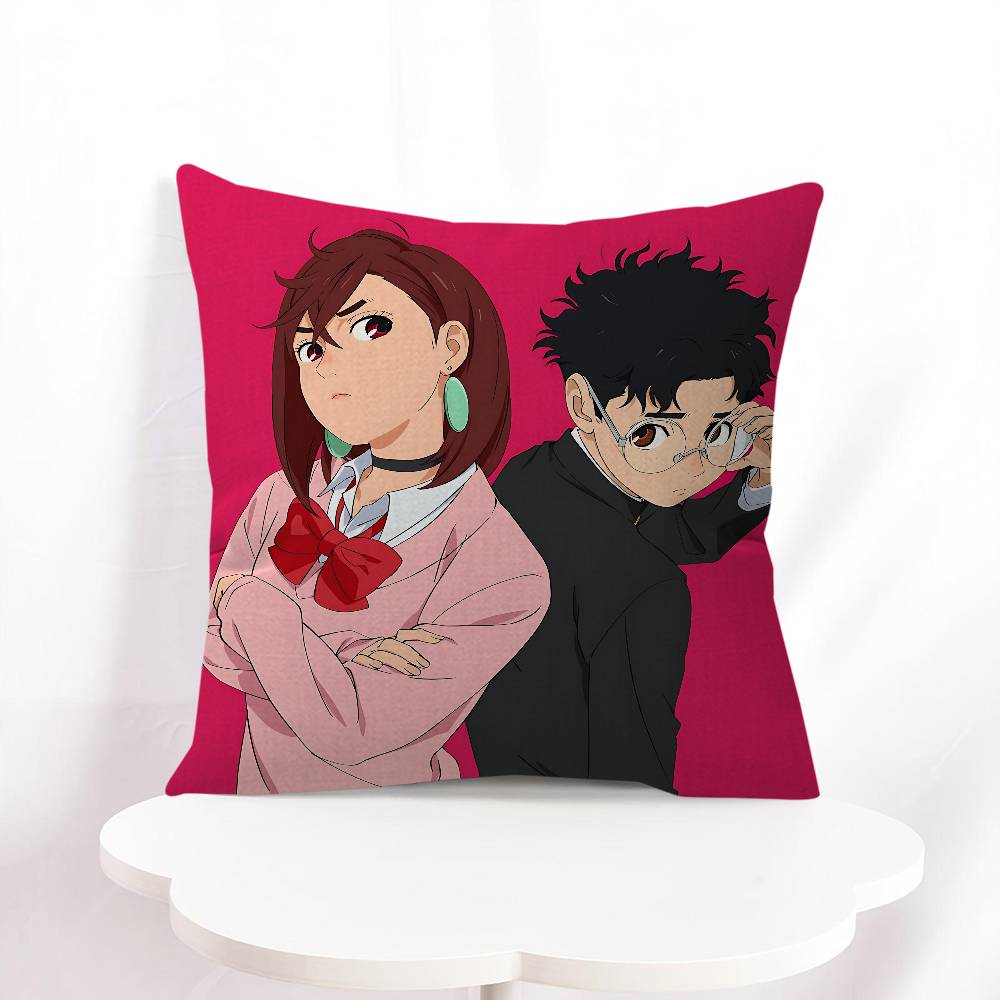 Кен Такакура Офисная подушка-наволочка Подушка для автомобиля Чехол на подушку 45X45СМ Поясничная наволочка Наволочка для диванной подушки