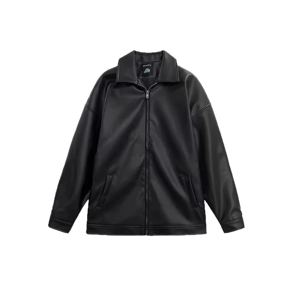 Men's Korean Style PU Leather Jacket: Spring-Autumn Motorcycle Baseball Coat