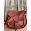 Vintage Saddle Bag Cross-body Leather Messenger Shoulder Assorted Handmade Brown Bag.