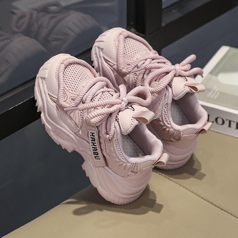 Детская мода летние дышащие повседневные туфли для детей бег спортивные студенческие девушки трендовые удобные кроссовки для спортзала