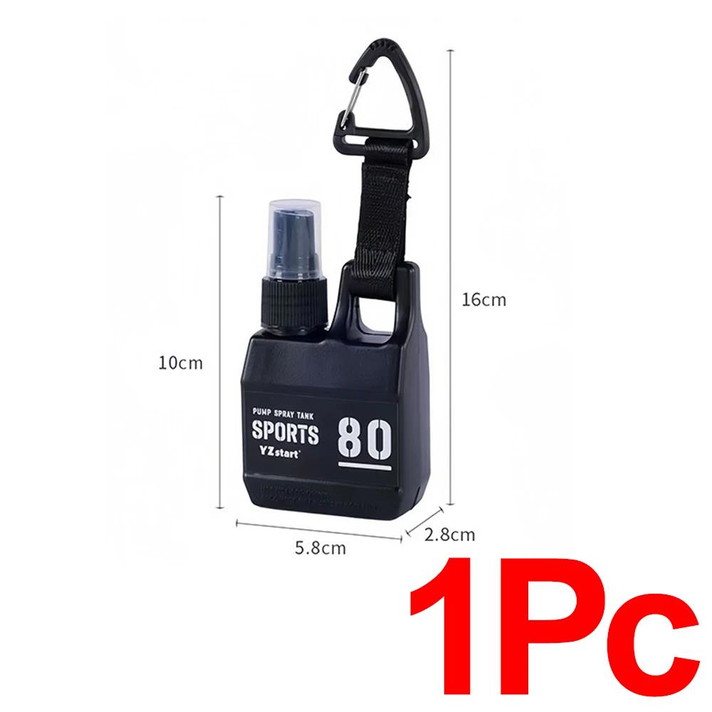 80ml Spraying Bottle Camping Hiking Spray Bottle Travel Outdoor Sprayer Bottle Press Hook Up Fine Mist Spray Head Magic Strap
