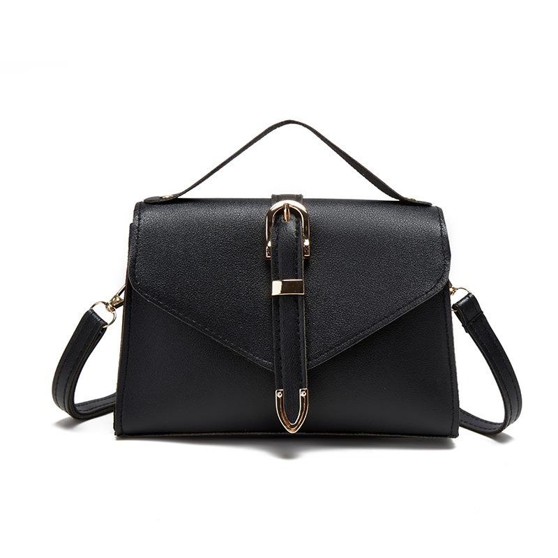 Small Bag Women's Solid Color Small Square Bag New Fashion Niche Casual Shoulder Messenger Bag