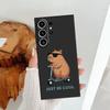 Чехол для Samsung Galaxy S25 S21 FE S10 S9 S24 Plus Note 20 8 9 10 S26 S20 Ultra S23 Funda Чехол для телефона Милая Капибара