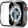 Case for Apple Watch Series 9-8-7 45mm, Full Protection Shockproof Anti-Scratch with Screen Protector - Transparent