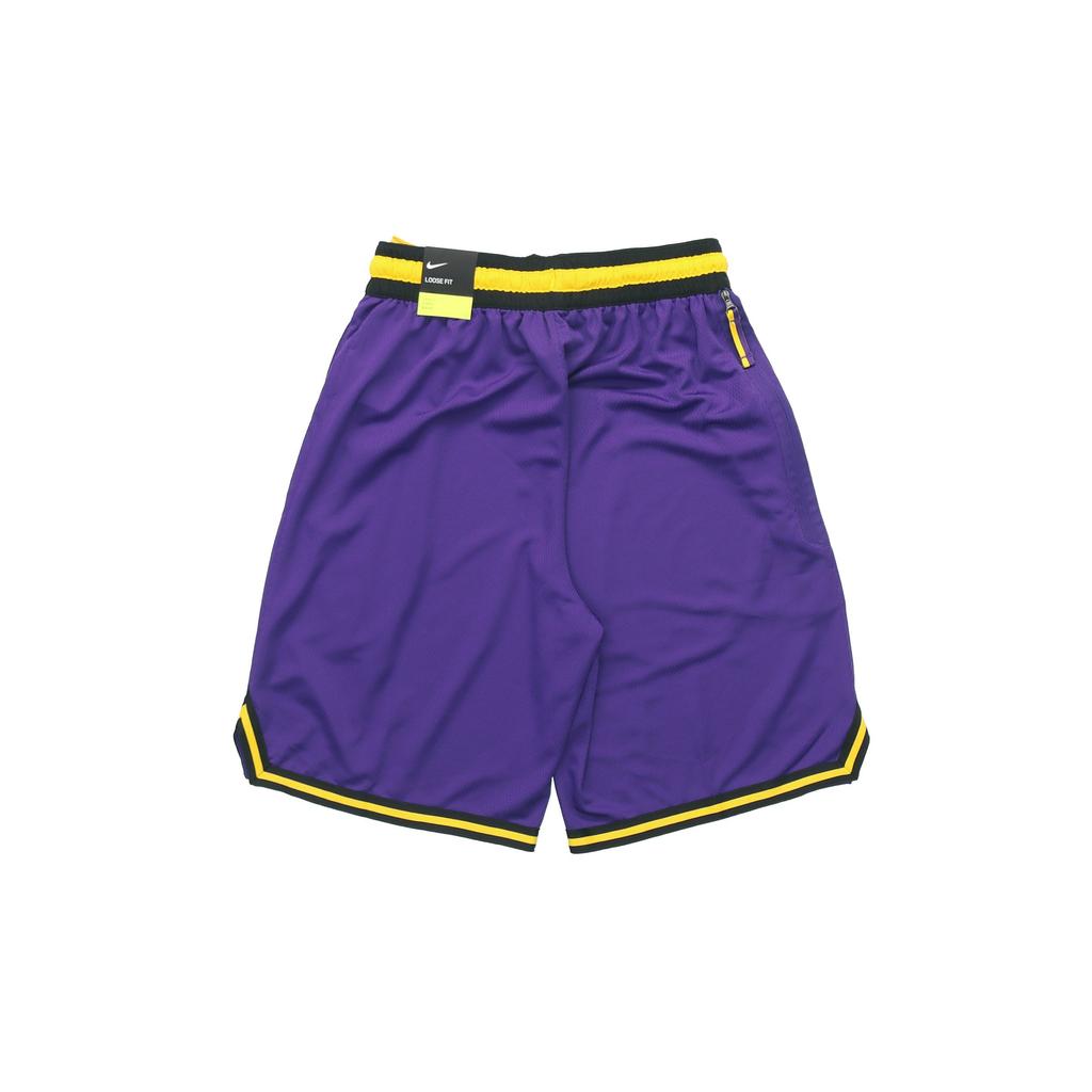 Nike NBA Statement DNA Los Angeles Lakers Баскетбольные тренировочные шорты мужские фиолетовые AV3537-504