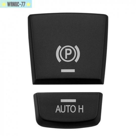 Matte Black Car Central Handbrake Brake Button Cover Case Fits For BMW X3 X5 F25