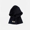 Solid Color Knitted Hooded Cap Wool Blend Knitted Hat Fashion Earflap Hat  Outdoor