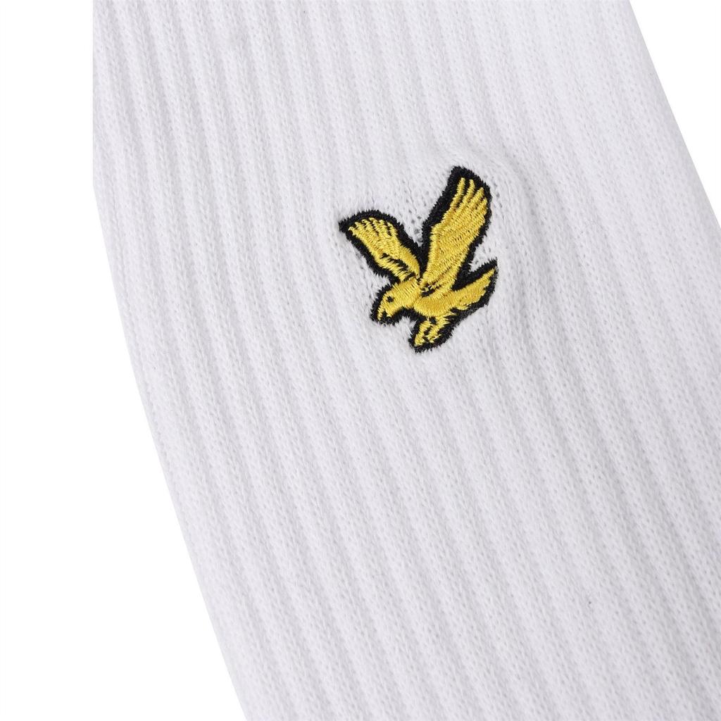 Lyle & Scott Mens Embroidered Logo Crew Socks (Pack of 3)