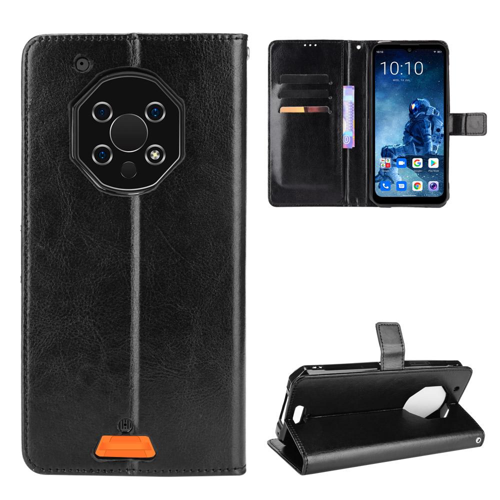 Чехол-бумажник для Oukitel WP13 с подставкой и слотами для карт – Ударопрочный, пылезащитный, деловой, сверхпрочный, кожаный флип-чехол