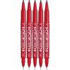 Zebra Extra Fine 5 Масляная ручка, Маки, Наконечник, Красный, Ручки, P-MO-120-MC-R5