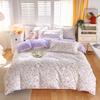 Bedding Four-piece Set Printed Bed Sheet Quilt Cover Pillowcase Set