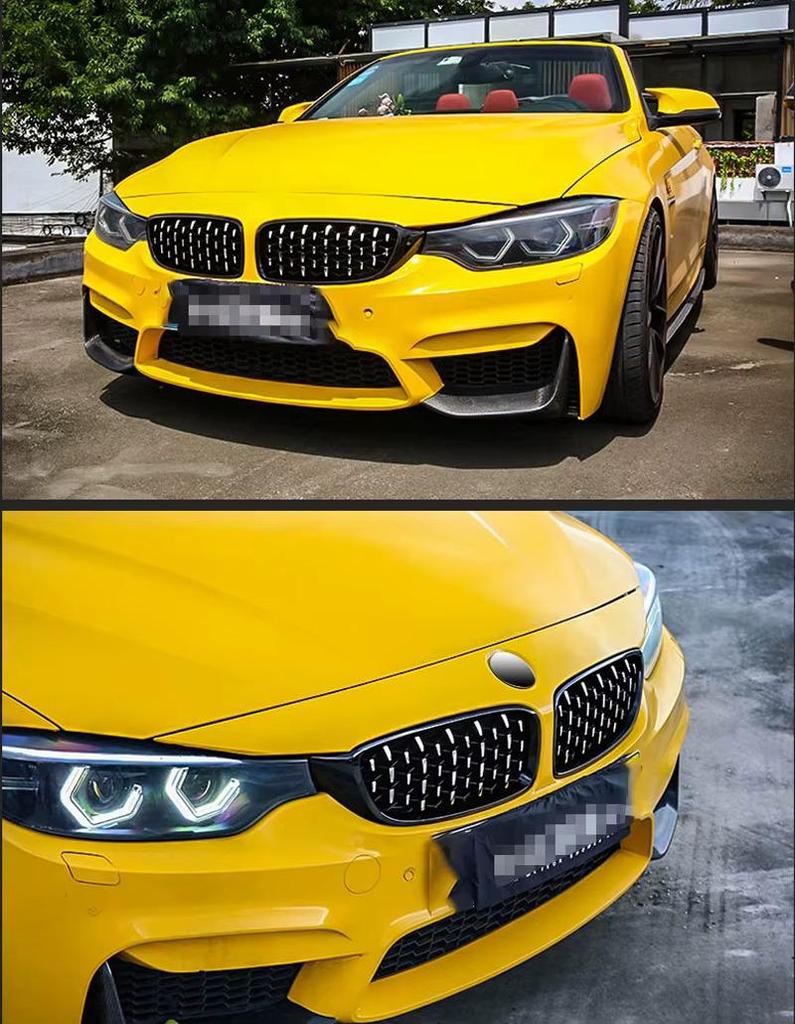 Обновленная глянцевая черная решетка радиатора для BMW 4 серии F32 2-дверный (2013-2020)