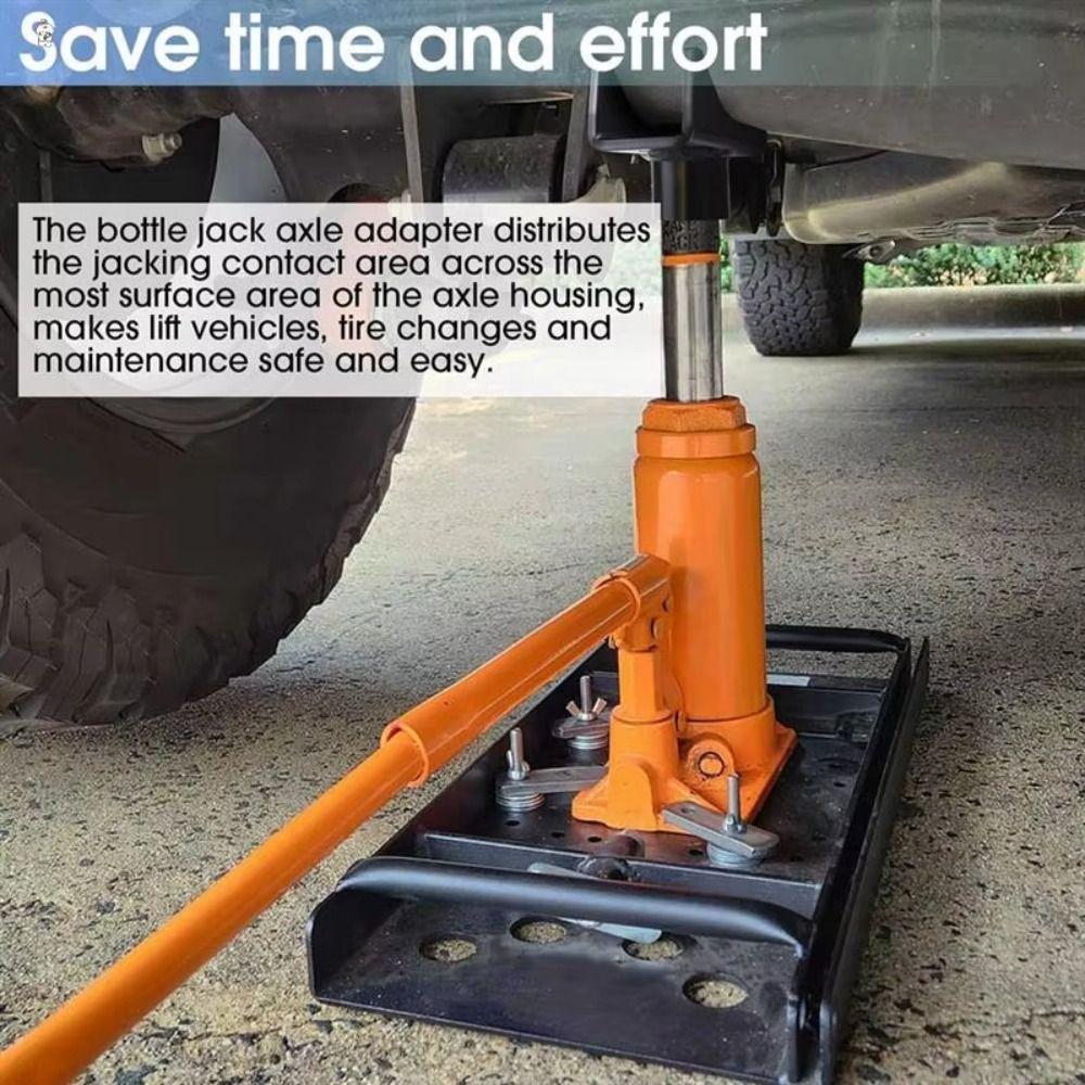 Universal Fit Axle Saddle Heavy Duty Bottle Jack Extension Lifting Saddle Ranch Equipment