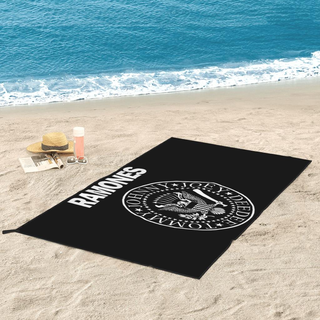 Пляжное полотенце Ramone Merch Мягкая микрофибра Быстросохнущее Впитывающее Быстрые полотенца Для альпинизма