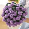 Rose Flower Blanket Office Teacher Gift Floral Throw Shawl Sofa Bouquet