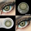FUNSACHY 2 шт. Цветные контактные линзы для глаз Bueatiful Pupil Color Circle Lens Green Yearly Natural Color Contact Contacts Cosmetics