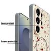 Магнитный Чехол Для Magsafe Для Samsung Galaxy S26 Ultra S25 Edge S24 Plus S23 FE S22 A17 A54 A55 A56 A57 5G Чехол С Рисунком Арбуза и Вишни