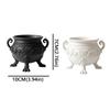 Dark Aesthetic Gothic Cauldron Planter Pot 3D Printed Desktop Plant Container  Indoor Plants