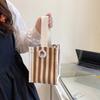 Striped Messenger Bag Cartoon Lunch Bag Fashion Hand Bags  Picnic