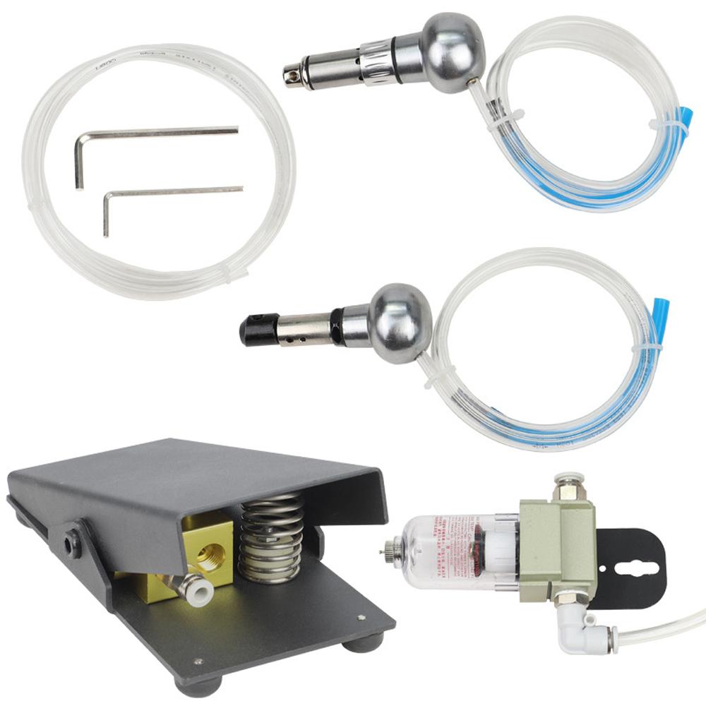 Двуглавый пневматический гравировальный станок для ювелирных изделий RollingEdge Machine Гравировальный станок для резьбы