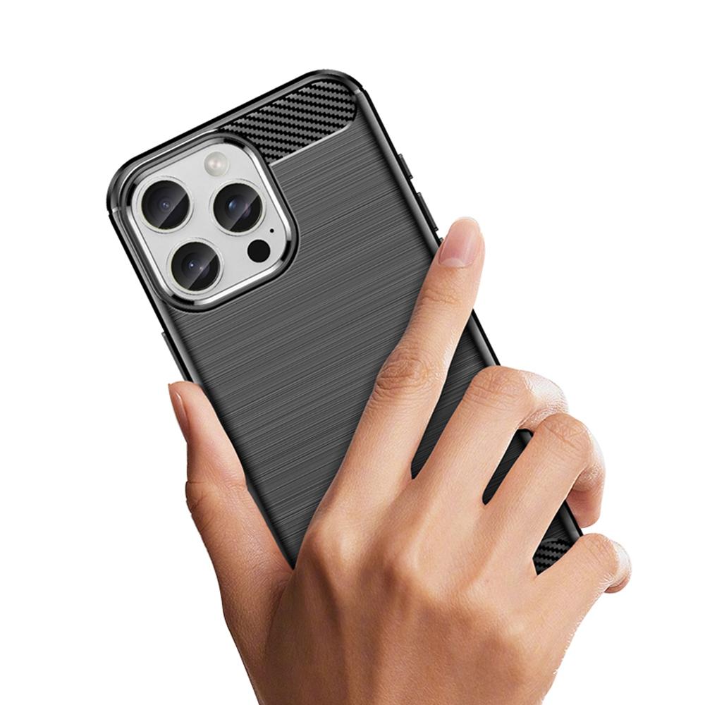 Для Apple iPhone 16 16e 15 14 Plus 13 12 11 Pro Max mini чехол из углеродного волокна мягкий ударопрочный чехол из ТПУ