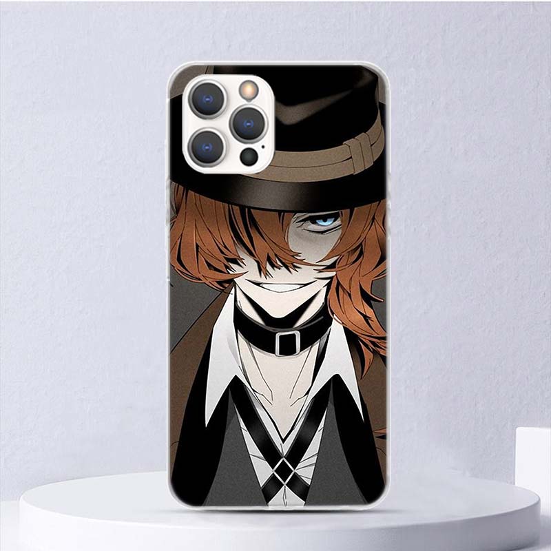 Мягкий чехол Bungo Stray Dogs Накахара Чуя для iPhone 16 17 Air 16E 15 Plus 11 12 13 Mini 14 Pro Max Чехол для телефона Apple 7 8 SE Co