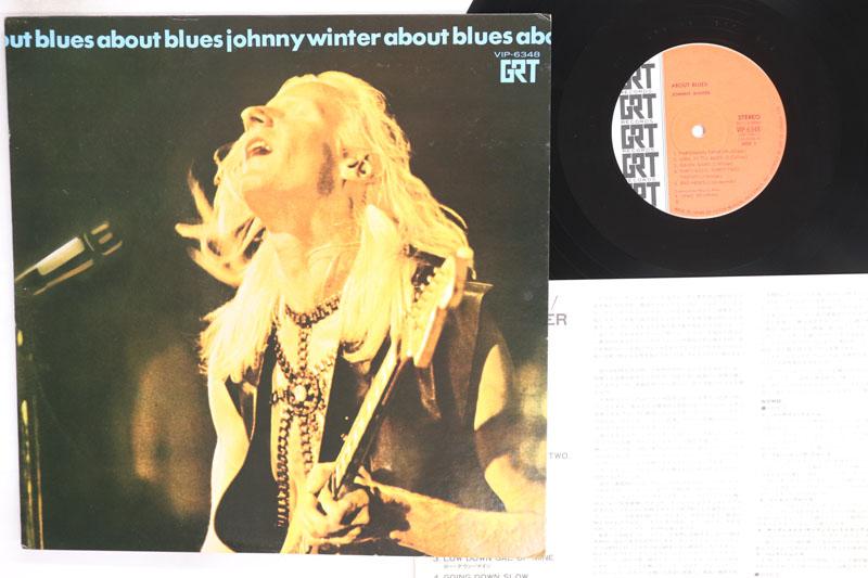 Виниловая пластинка JOHNNY WINTER About Blues VIP6348 GRT 1970 Япония Рок Б/у
