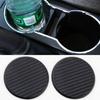 Carbon Fiber Look Car Cup Holder Anti Slip ert Coasters Mat Pad Accessories