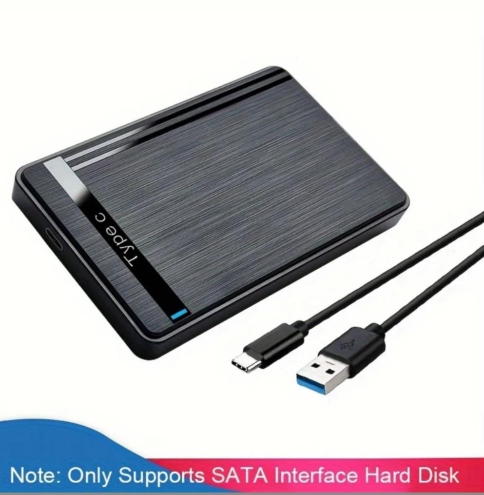 2.5 Inch External Hard Drive Enclosure USB 3.0/2.0/Type C To SATA Hard Disk Case SATA Type C HDD Enclosure For Laptop Computer