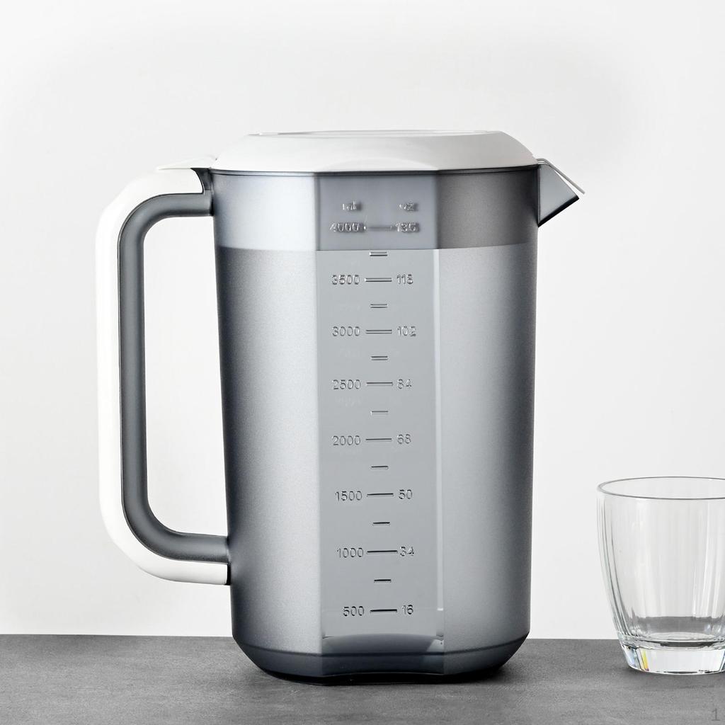 Water Pitcher Beverage Carafe Multifunctional with Spout Iced Tea Drink Container for