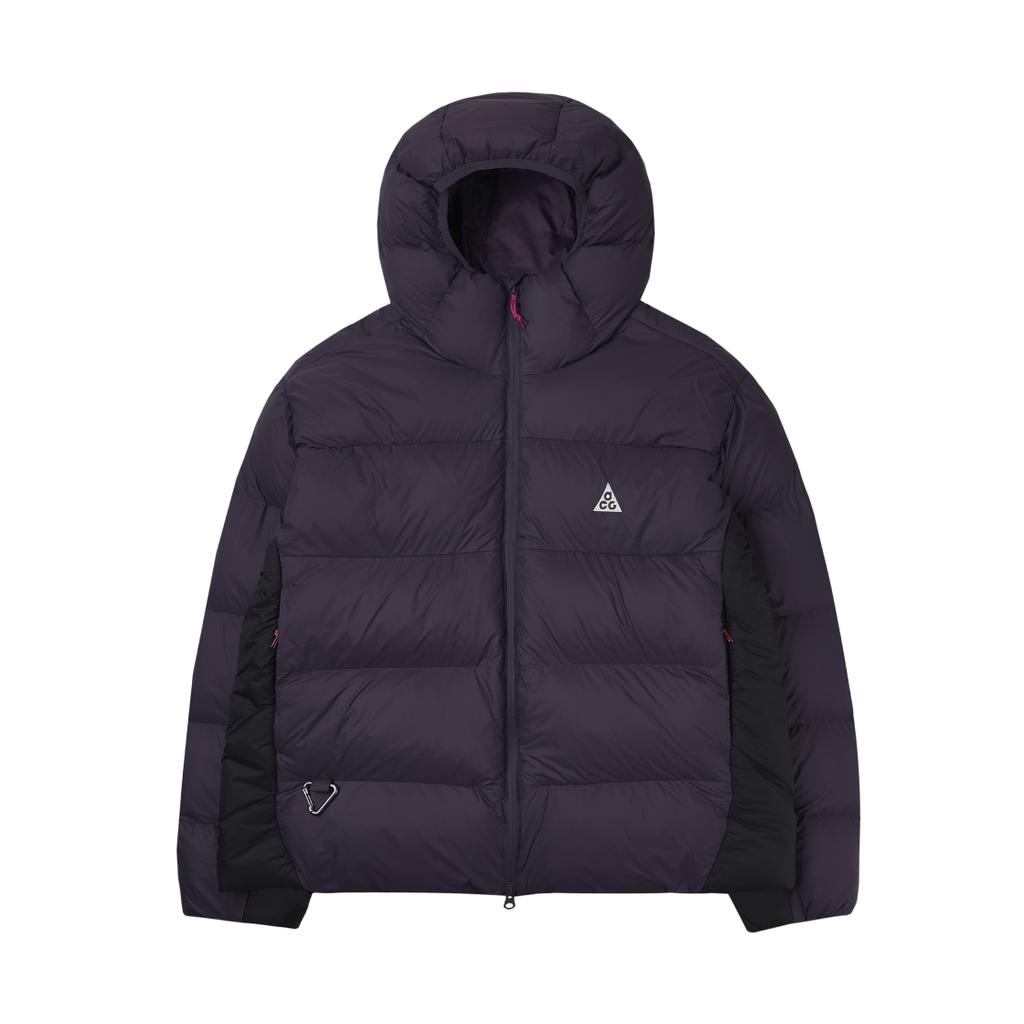 Nike ACG Therma-Fit Adv Lunar Lake PrimaLoft Свободный крой Однотонная хлопковая куртка с капюшоном Мужские куртки Насыщенно-виноградный FV8909-573