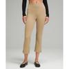 Укороченные брюки Softstreme с молнией и ребристой текстурой, высокая посадка, 25  Filbert Tan