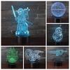 3d Illusion Star Wars Night Light Decor Lamp With Smart Touch The Perfect Home Decoration