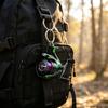Брелок-подвеска для сумки с дизайном мини-рыболовной катушки, яркий декоративный акцент для ключей, рюкзаков и молний