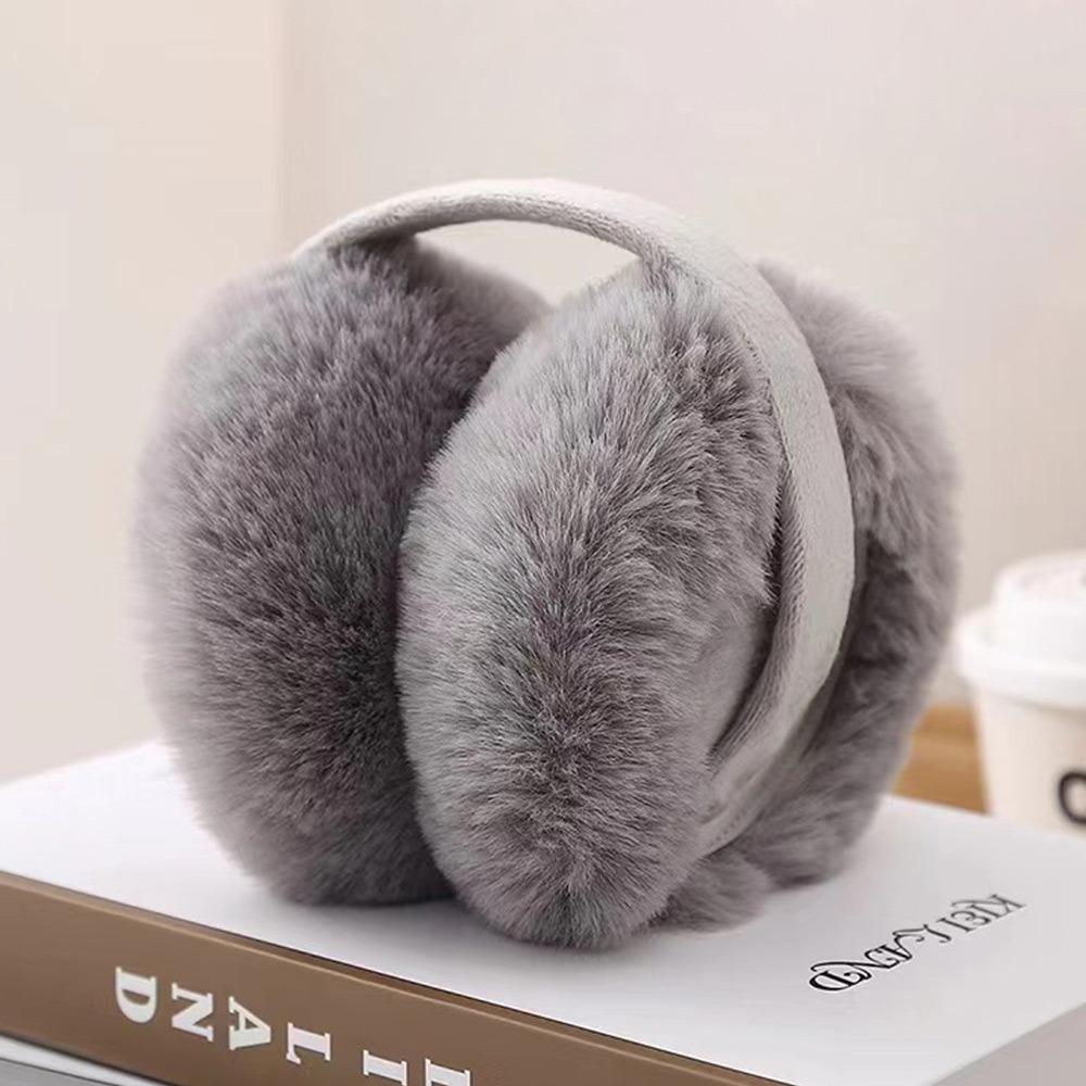 Тепловые вкладыши из кроличьего меха Складные грелки для ушей Милые Защищающие уши Студенты