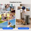2L Camera Pet Feeder Timing Smart Automatic Feeder For Cats Dog Button WIFI APP Video Intelligent Dry Food Dispenser Dog Bowl