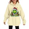 Children's Fashionable Casual Long-sleeved Loose Christmas Print Pullover Hooded Sweatshirt