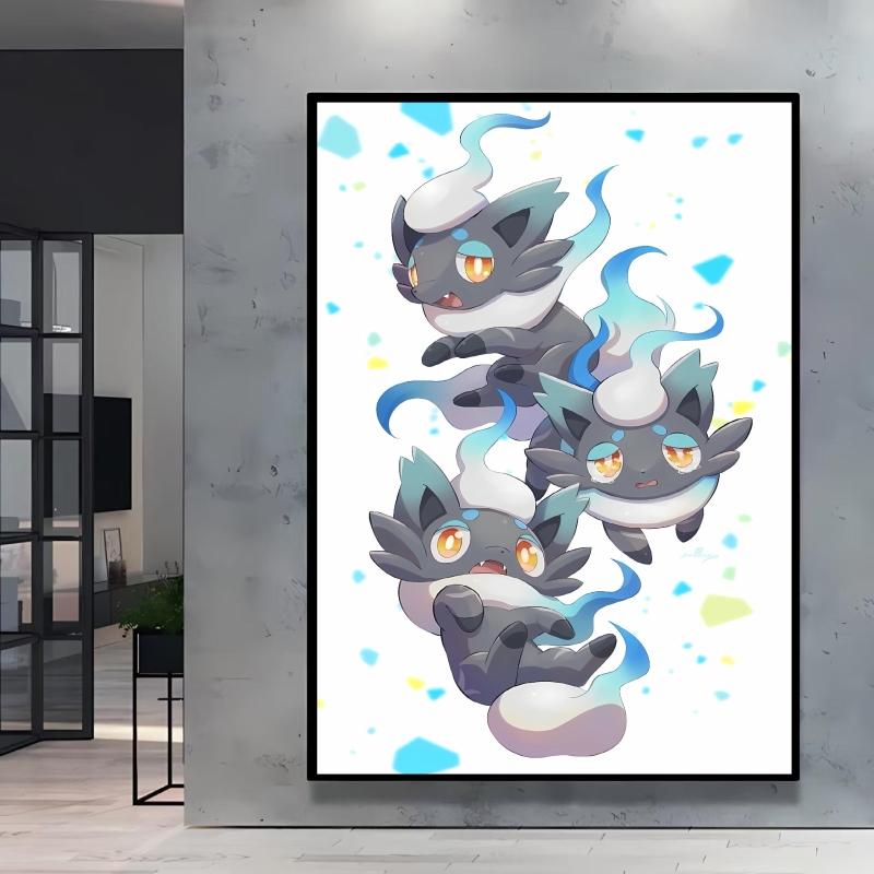 Canvas HD Prints Pokemon Blaziken Cartoon Character Images Modern Living Room Home Decor Aesthetic Poster Classic Children Gifts